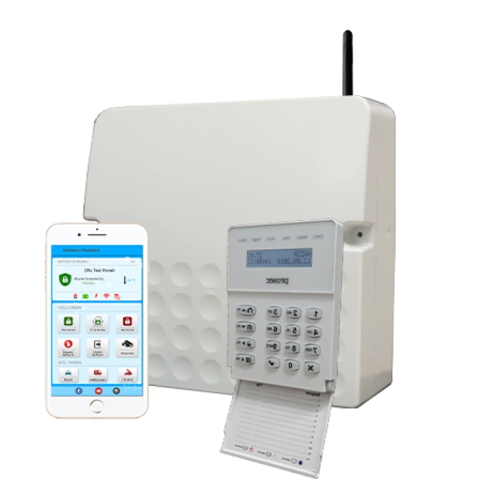 PROSEC PRO-P8G-EA GPRS ALARM PANELİ+PRO-K1 LCD TUŞ TAKIMI